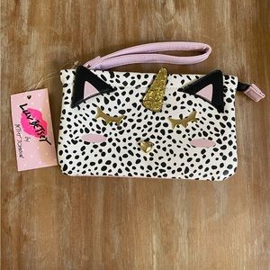 NWT- Betsey Johnson- Unicorn Cat Wristlet